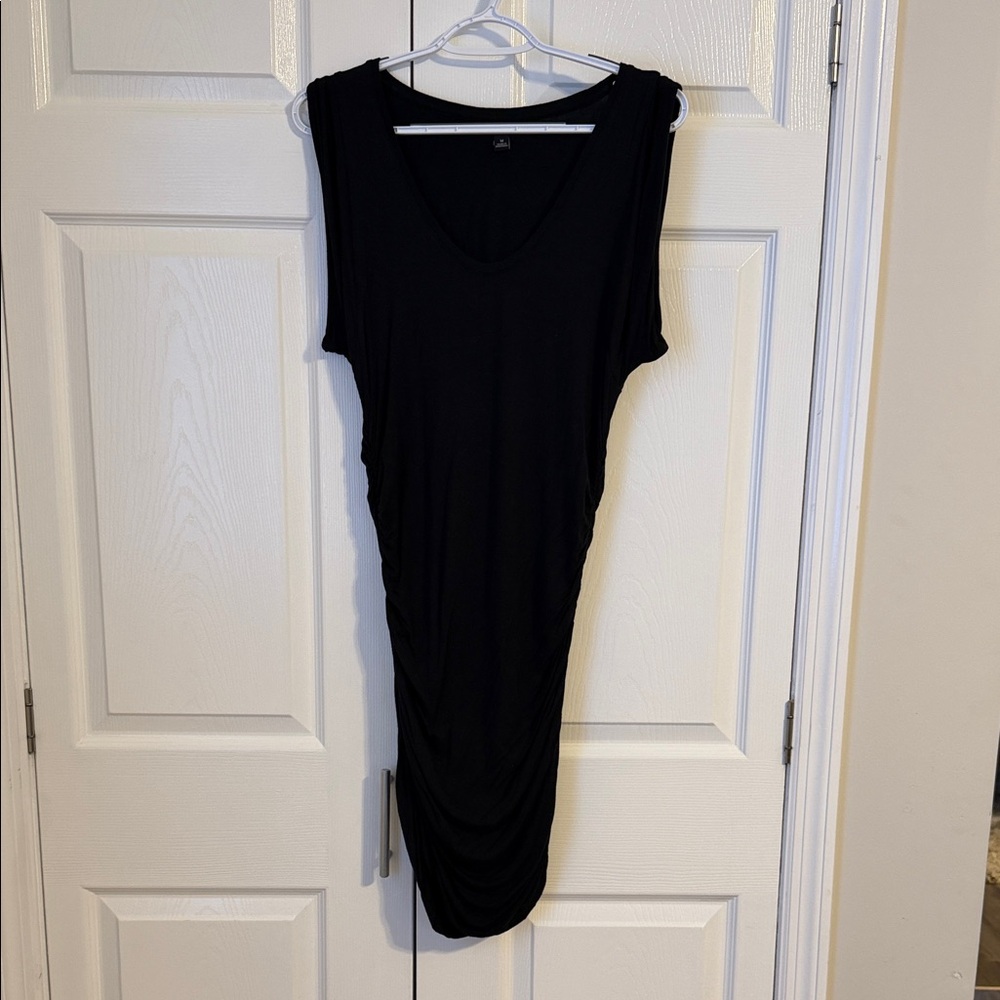 Ann Taylor Classic Black Midi Dress